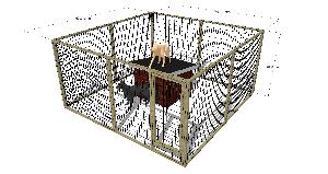 Myydään koiratarhaelementtejä - nopeasti ja edullisesti tehtaan hinnoilla. esim. 4x4m koiratarha 494e. 

www.koiratarhatehdas.fi